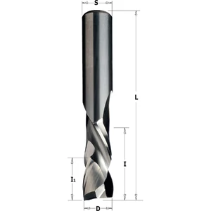 CMT Freză elicoidală din carbură solidă cu eliminare așchii sus și  jos, D=4-18