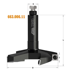 CMT Freză de curățare și planare cu cuțite amovibile, D=100, S=20 CMT Freză de curățare și planare cu cuțite amovibile, D=100, S=20