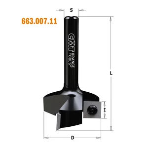 CMT Freză de curățare și planare cu cuțite amovibile, D=35, S=8