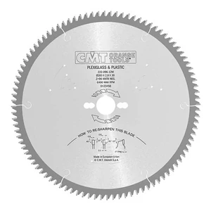 CMT Pânză circulară pentru plexiglas și pvc D=250/300x30