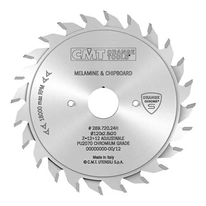CMT  Pretăietor (incizor) dublu corp cromat D=100-125