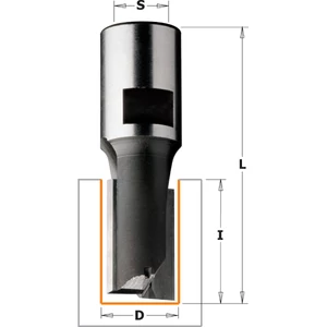 CMT Freză din carbură pentru nut cu tijă filetată, D=6 - 35, S=M12x1