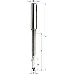 CMT Freză elicoidală cu adâncime mare de tăiere pentru aluminiu, D=4-10; S=8-10
