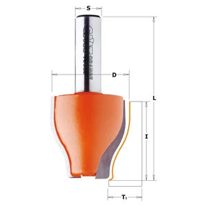 CMT Freză verticală din carbură pentru tăblie, profil 'A-B-C' , S=12-12,7