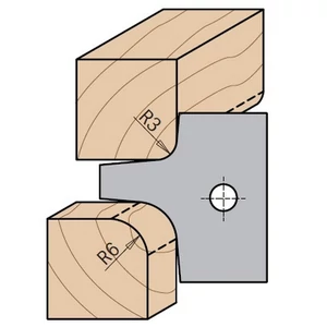 CMT Set plăcuțe amovibile, R3/6 CMT Set plăcuțe amovibile, R3/6