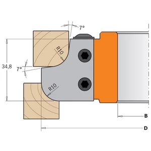 CMT Set plăcuțe amovibile, R10 CMT Set plăcuțe amovibile, R10