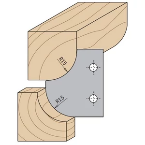 CMT Set plăcuțe amovibile, R15 CMT Set plăcuțe amovibile, R15