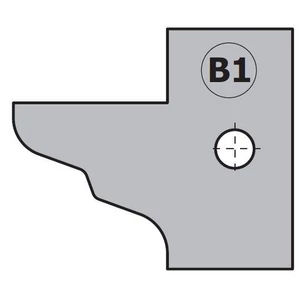 CMT Set plăcuțe amovibile,profil "B1" CMT Set plăcuțe amovibile,profil "B1"