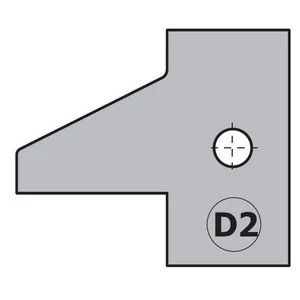 CMT Set plăcuțe amovibile,profil "D2"