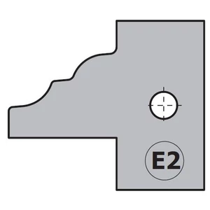 CMT Set plăcuțe amovibile,profil "E2"