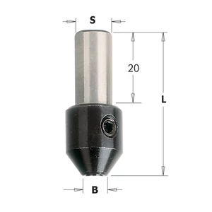 CMT Adaptor pentru burghie elicoidale, 3x38 RH