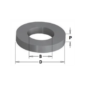 CMT Șaibă / distanțier pentru  freză , D=60-70; B=30-50; P=5