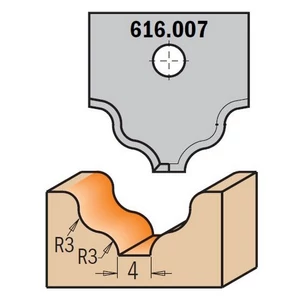 CMT Plăcuță profilată pentru CNC CMT Plăcuță profilată pentru CNC