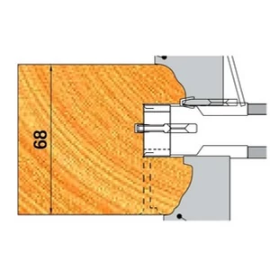 03.  OMAS Set plăcuțe profil rustic pentru 70000W