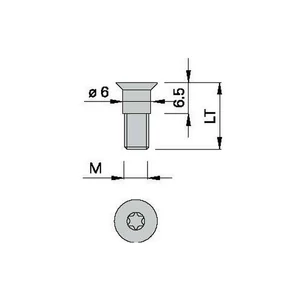OMAS Șurub M=5X14 OMAS Șurub M=5X14