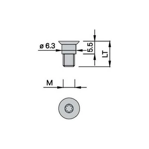 OMAS Șurub 74C M5X12
