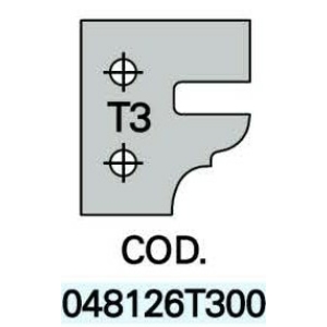 OMAS Plăcuță profilată CNC  481-26-T3