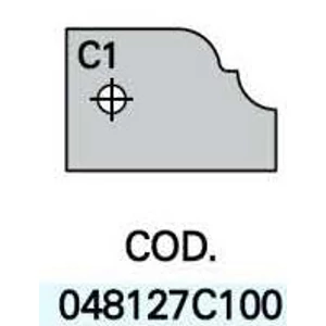 OMAS Plăcuță profilată CNC  481-27-C1