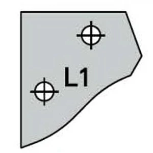 OMAS Plăcuță profilată CNC pentru freza 626L1