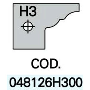 OMAS Plăcuță profilată CNC  481-26-H3 OMAS Plăcuță profilată CNC  481-26-H3