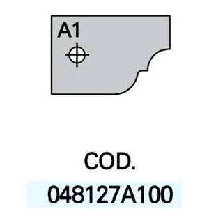 OMAS Plăcuță profilată  CNC 481-27-A1