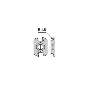 OMAS Plăcută din carbură K480-13 R=1,5 OMAS Plăcută din carbură K480-13 R=1,5