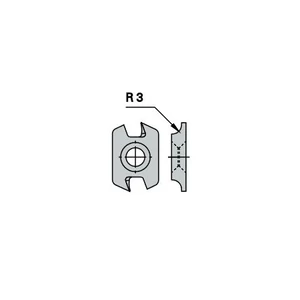 OMAS Plăcută din carbură K480-15 R=3