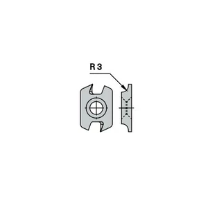 OMAS Plăcută din carbură K480-16 R=3