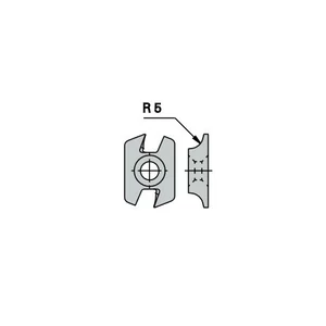 OMAS Plăcută din carbură K480-16 R=5