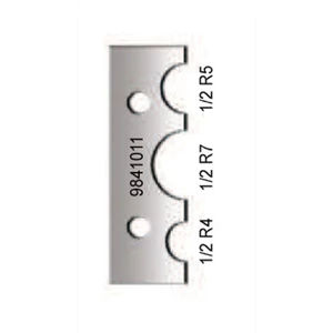 Virutex Set plăcțe din carbură (2 buc) rază  4, 5, 7 mm  1/2 (2 buc)