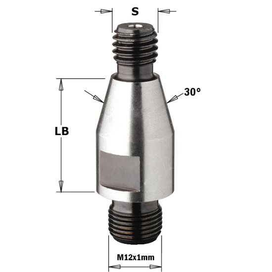 CMT Adaptor de prindere cu coadă filetată pentru scule interschimbabile