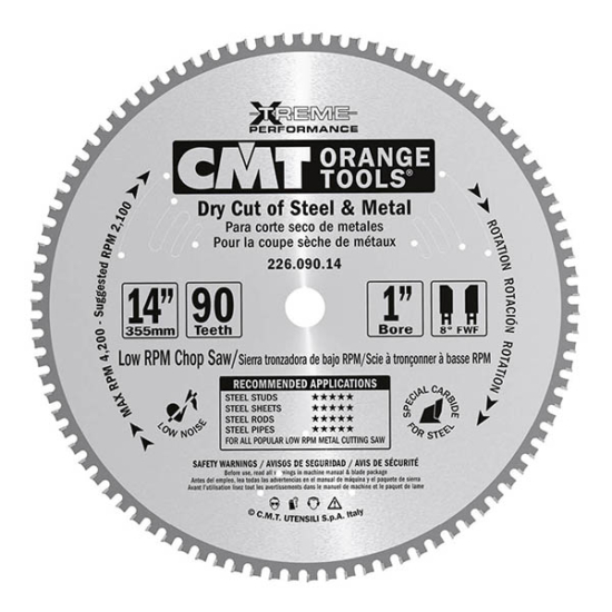 CMT Pânză circulară pentru tăiere uscată metale D=136,5x10 Z=30