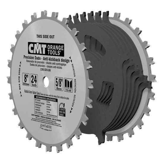 CMT Set special DADO , pentru nuturi  152x15,87 Z20