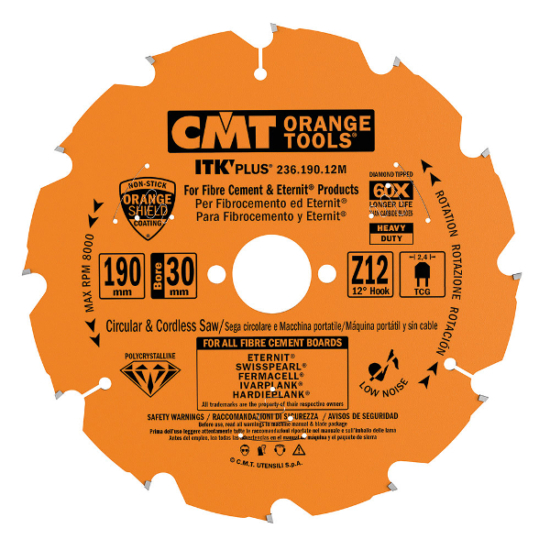CMT Pânză circulară pentru materiale foarte dure D=85-300 Z=6-20