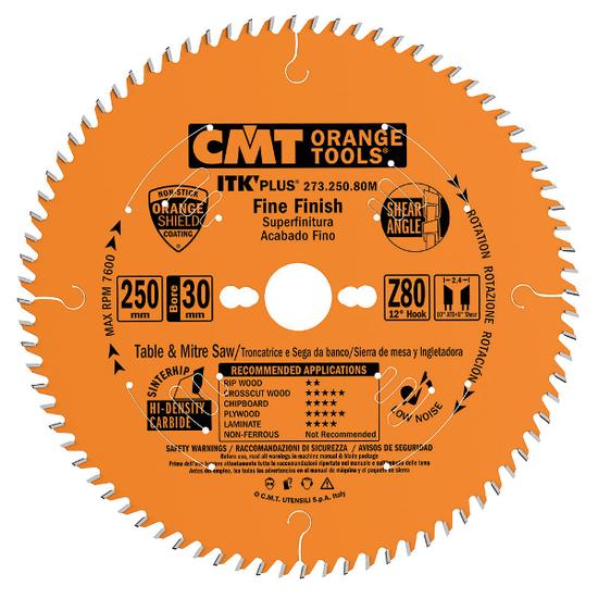 CMT  ITK PLUS Pânză circulară pentru tăieri transversale  D=160-300 B=16-30