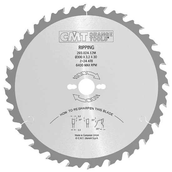CMT Pânză circulară pentru spintecat D=300/350 B=35