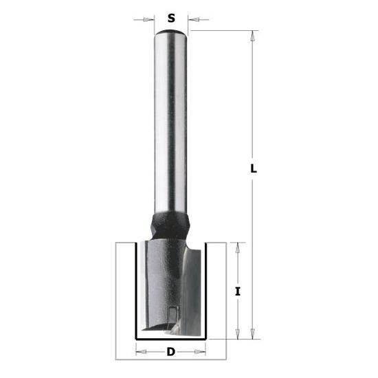 CMT Freză pentru nut cu lame din carbură de tungsten Z2+1