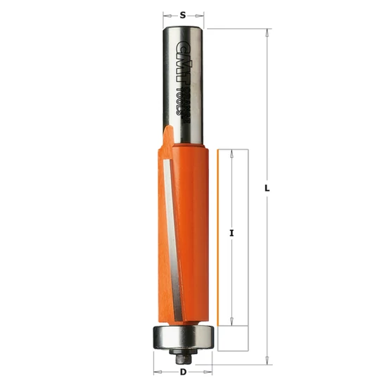 CMT Freză de copiere cu rulment și cuțite înclinate, D=19x25,4