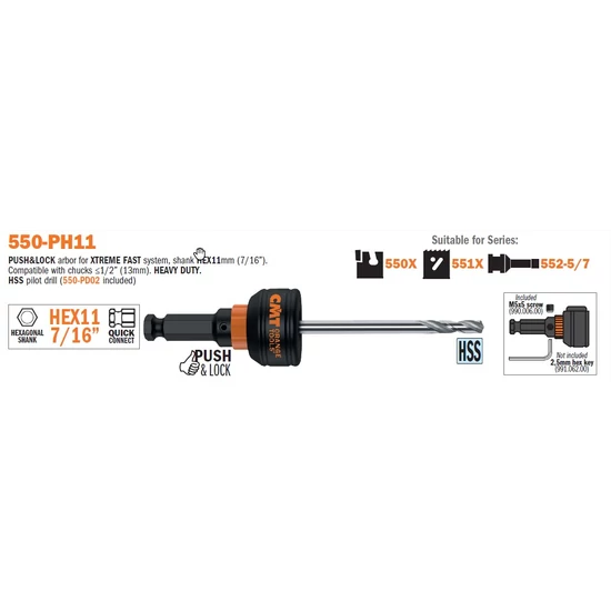 02.CMT Push&Lock burghiu pentru carote