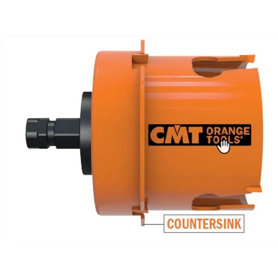 CMT Carotă de 68 mm cu 3 + 3 tăișuri din carbură pentru doze electrice D = 68 mm