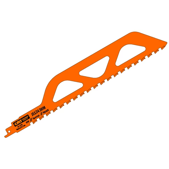 CMT Pânză de fierăstrău sabie industrial pentru tăiat cărămizi I = 250x50