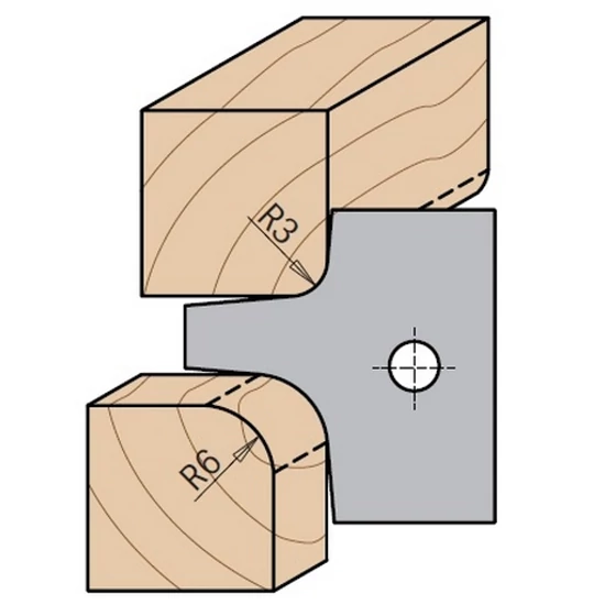 CMT Set plăcuțe amovibile, R3/6