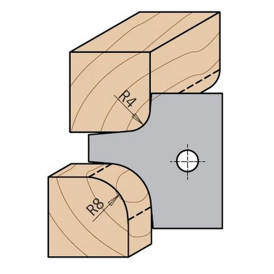 CMT Set plăcuțe amovibile, R4/8