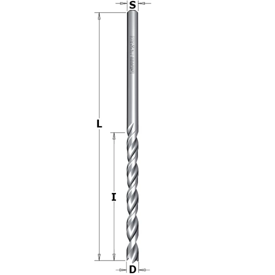 CMT Burghiu elicoidal cu vârful X-TREME, 3x27x55 LH