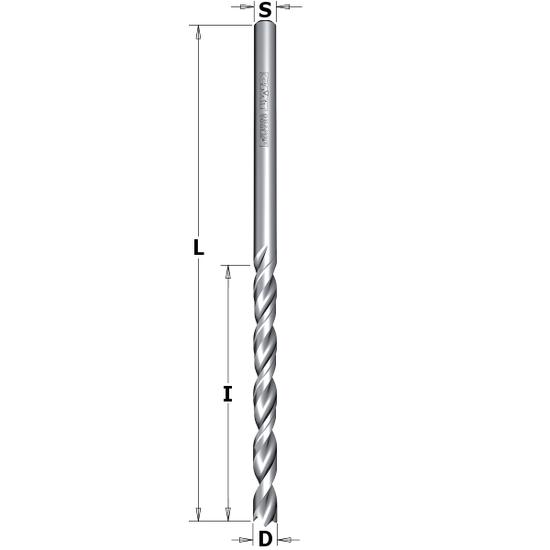 CMT Burghiu elicoidal cu vârful X-TREME, 3x27x55 RH