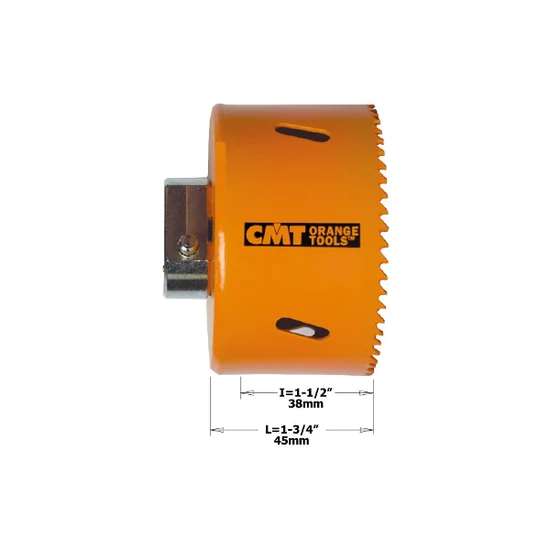 CMT Carotă bimetalică de dimensiuni de 32-168  mm pentru metale