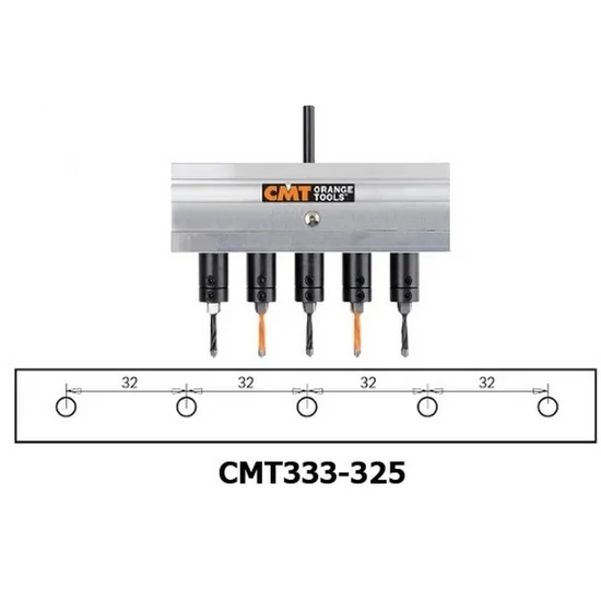 CMT Adaptor pentru găurire multiplă cu pas de 32 mm