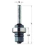 CMT Tijă de prindere pentru discuri de canelare cod 822, cu rulment , M8; LB=40; S=12,7
