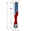 CMT Burghiu pentru mașină de găurit multiplu, 5x27x57,5 DR