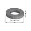 Inel distanțier CMT D=50/70x5 mm Inel distanțier CMT D=50/70x5 mm